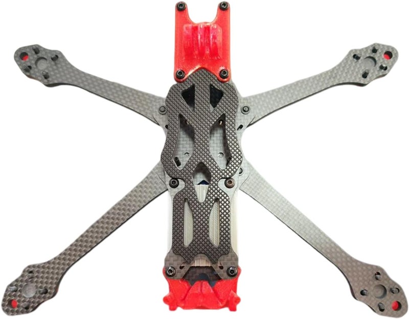 إطار FPV سوداء اللون من BLACKNANA بقياس 240 مم وعرض 5 بوصات، مناسب لطائرات APEXDC FPV؛ متين وقوي أثناء الطيران. - Image 1