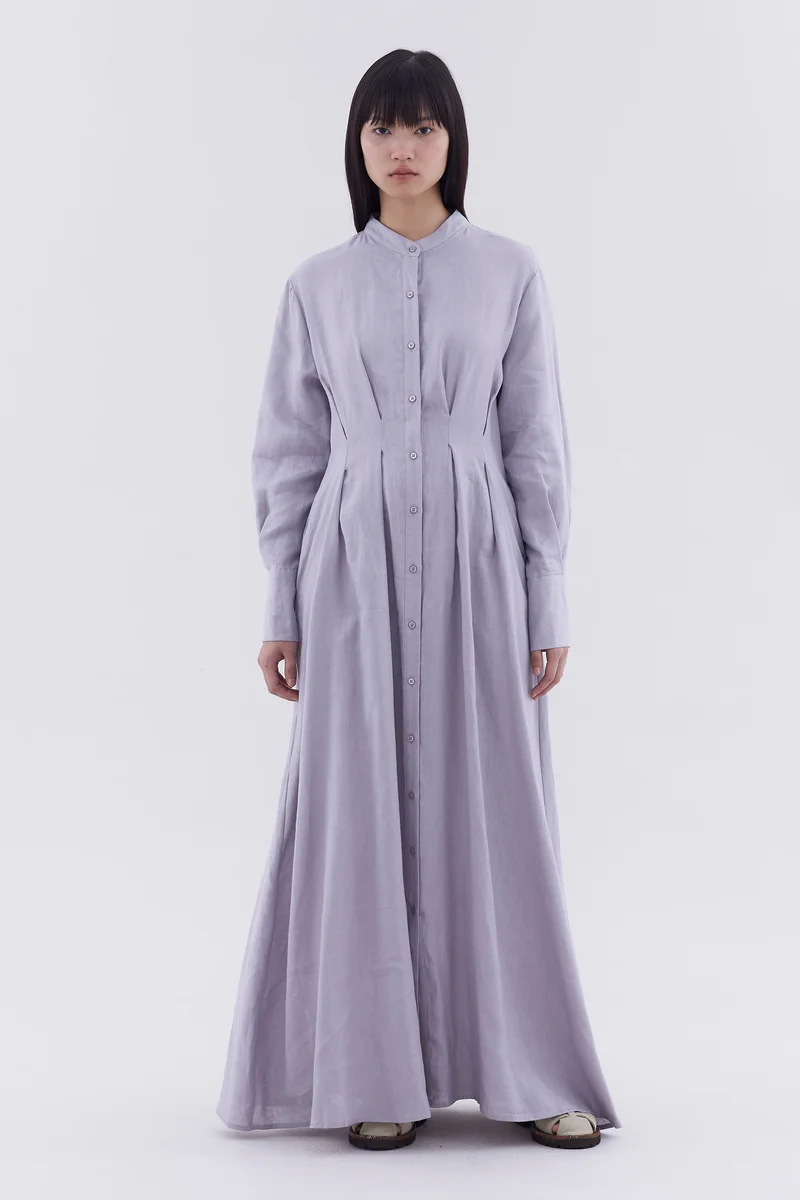 ذا اديتورز ماركت Nolaine Tuck Seam Dress