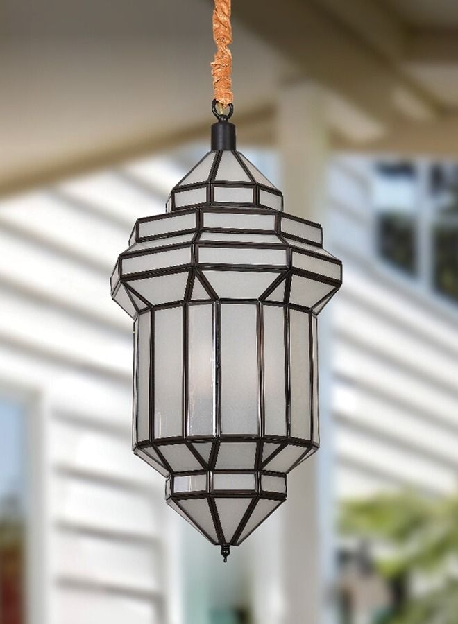 تارجت مصباح معلق للحدائق الخارجية أسود - Image 1