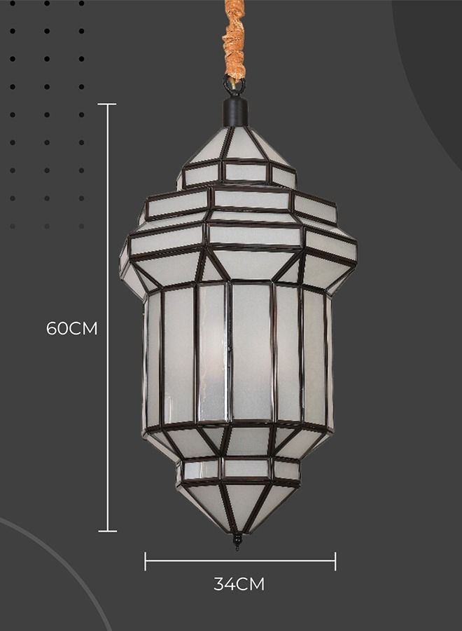 تارجت مصباح معلق للحدائق الخارجية أسود - Image 4