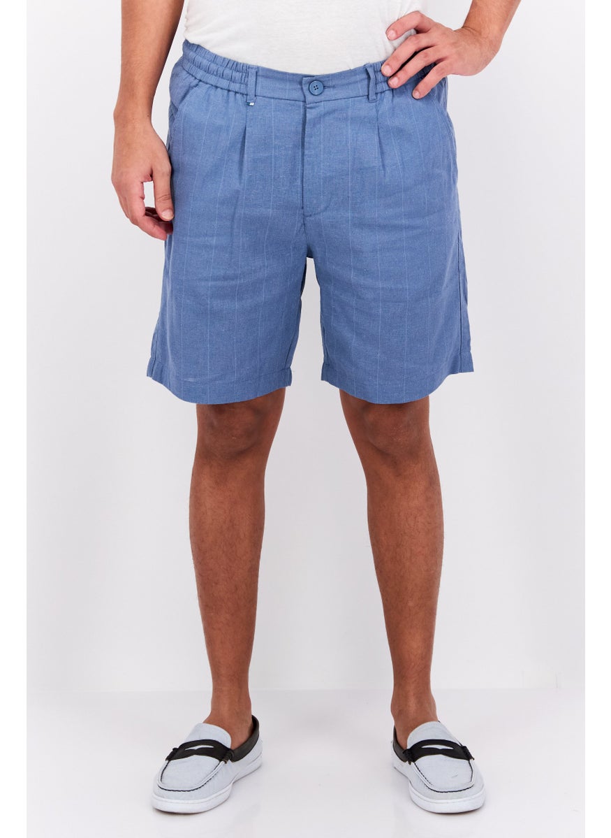 Men Stripe Chino Shorts, Aqua Blue - pzsku/Z39C5E5355098472E0DD5Z/45/_/1737641948/b118abb3-8d27-4f28-a3c5-f7b1e0c0f0c8