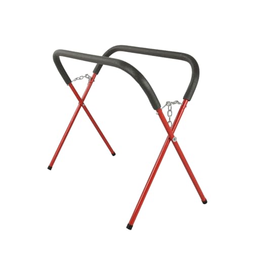 K Tool International 79750 Automotive Fender Stand for Garages Repair Shops and DIY 41 x 43 x 35 500 lbs Capacity Adjustable Padded PowderCoated Tubular Steel Rubber Feet RedBlack