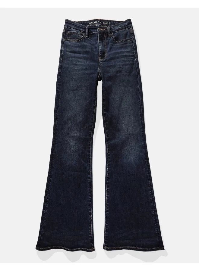 American Eagle AE Next Level Super High-Waisted Flare Jean