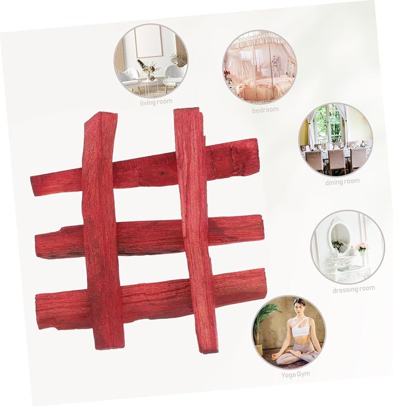 5 قطع من أعواد البخور سانتو خشب مقدس محصود بري لتطهير الهواء والتأمل والشفاء والممارسات الروحية - Image 4