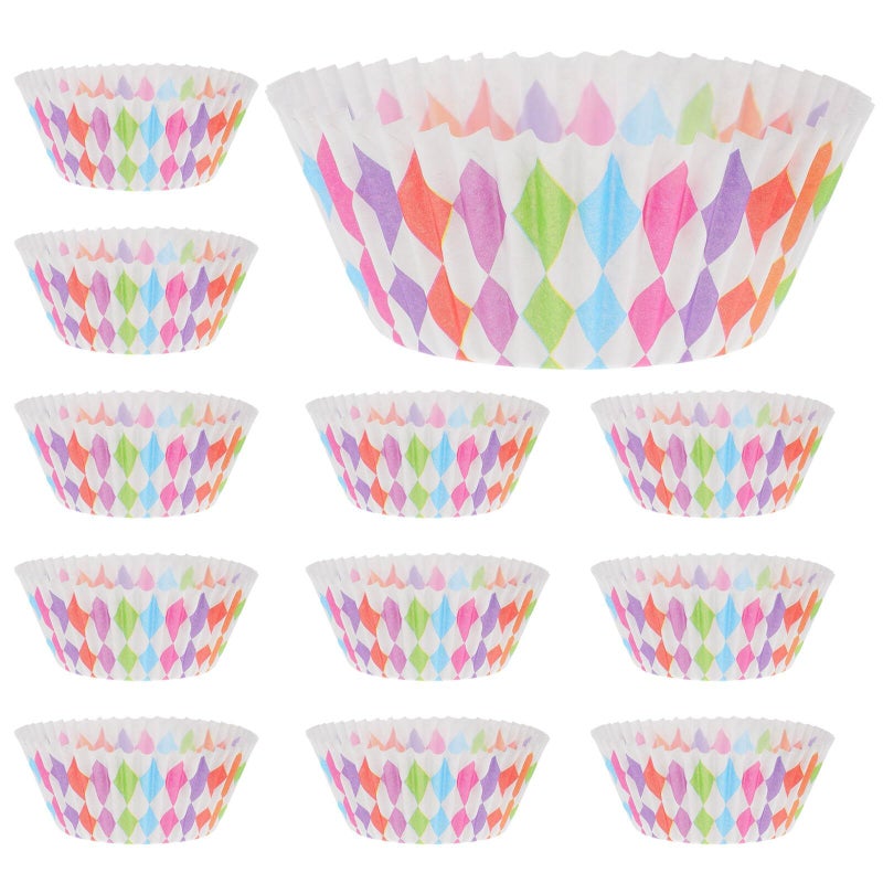 SUPVOX 200 Colorful Cupcake Baking Cups Greaseproof Muffin Liners Standard Size Cake Decor - Image 2