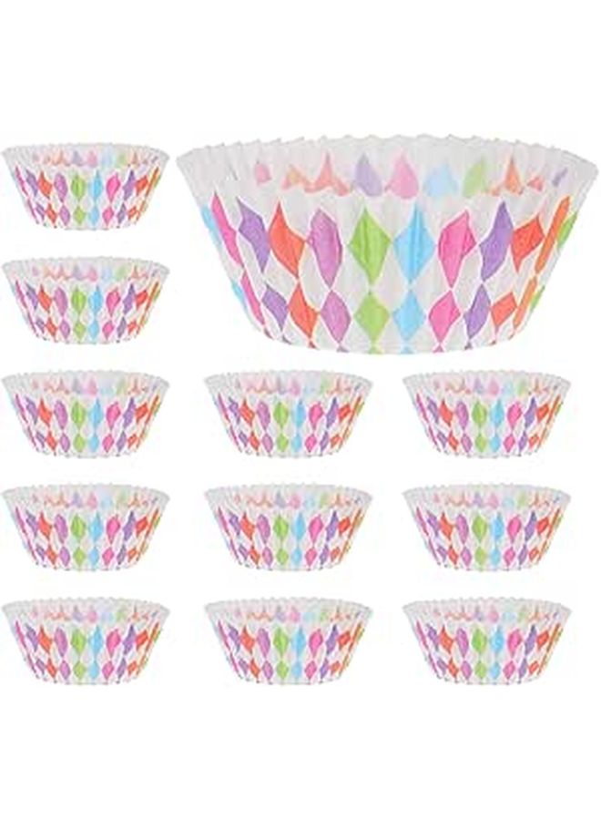 SUPVOX 200 Colorful Cupcake Baking Cups Greaseproof Muffin Liners Standard Size Cake Decor - Image 1