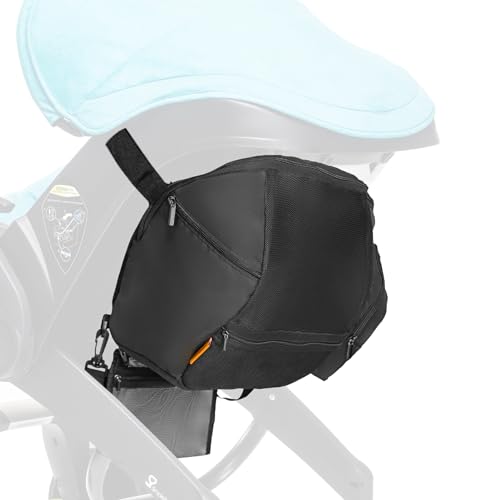TRIPDAILY Storage Bag Compatible with Doona Car Seat Stroller, Stroller Accessories, Large Capacity, Diaper Bag Accessories, Wearable/Handle Backpack, Stroller Organizer Bag Carry-All Parent Organizer (Black) - Image 1