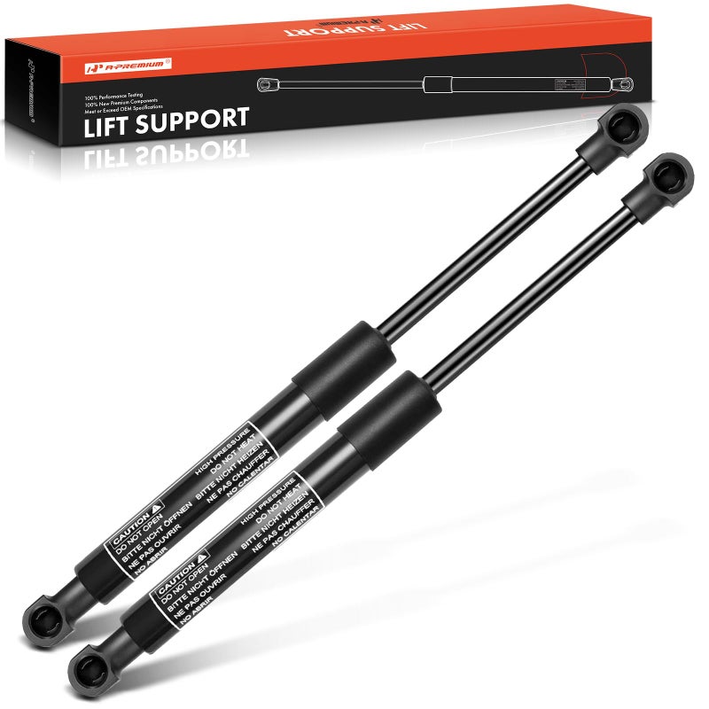 A-Premium Rear Hatch Struts Liftgate Shocks Lift Supports Compatible with Toyota Models - Prius 2004 2005 2006 2007 2008 2009 Hatchback, Extended Length: 19.72" (2-PC Set) - Image 1