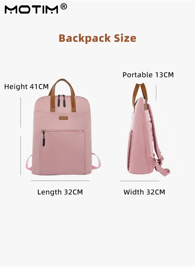 Motim - Laptop Backpack for 13.3 Inch Laptop Women Travel Computer Backpack Business Travel Professional Work College Bag Aesthetic for Suitcase Handle Casual Daypack Backpacks - Image 1