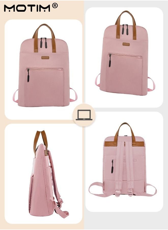Motim - Laptop Backpack for 13.3 Inch Laptop Women Travel Computer Backpack Business Travel Professional Work College Bag Aesthetic for Suitcase Handle Casual Daypack Backpacks - Image 1