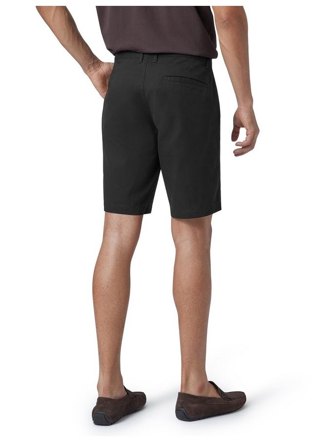 XYXX - XYXX Men Twill Cotton Chinos Shorts, Regular Fit, Solid, Pack of 1, CB1SHT05_34, Pitch Black, 34 - Image 1
