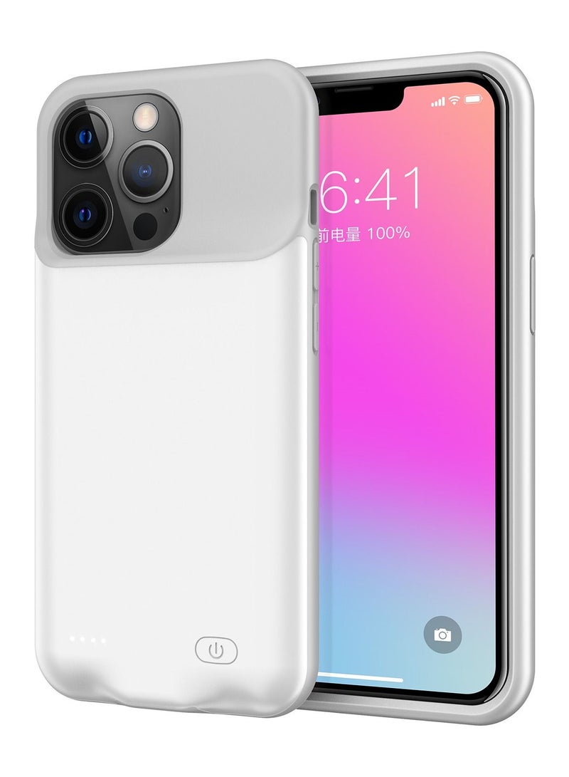 Raxoom 7000mAh Battery Case Cover Rechargeable Extended Power Bank Wireless for iPhone 13 Pro Max - Image 1