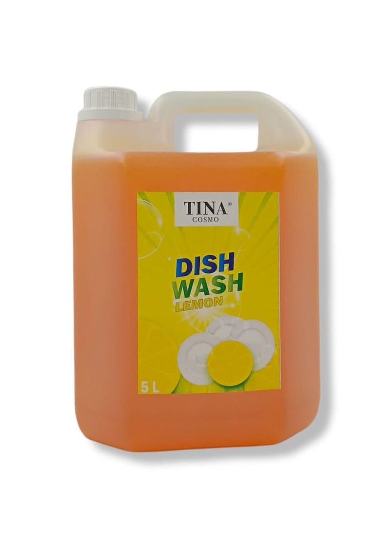 Tina Cosmo Lemon Dishwasher-5ltr  - Image 2