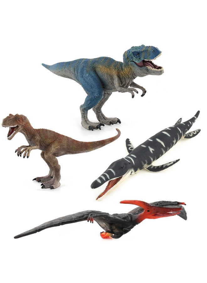 Supply Simulation Animal Model Dinosaur World Ornament Toys Static Doll Pterosaur Sliding Toothosaurus-Color:Pl124-015 Pterosaurus 100g  - Image 2