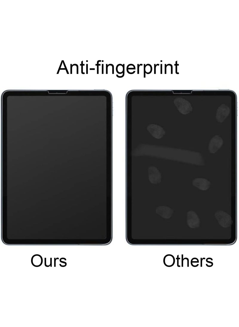 MUNTAQI Matte Ceramic Screen Protector for iPad 10th/11th Generation 2022 – Anti-Glare, Scratch Resistant, Paper-Like Writing Experience, Bubble-Free Installation, Anti-Fingerprint Film for iPad 10.9" - Image 3