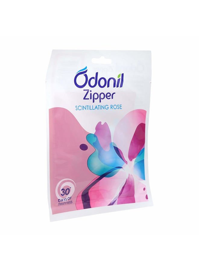 Odonil Bathroom Air Freshener Zipper (Scintillating Rose) - 10g | Instant & Long Lasting Fragrance | Lasts upto 30 days | Germ Protection - Image 3