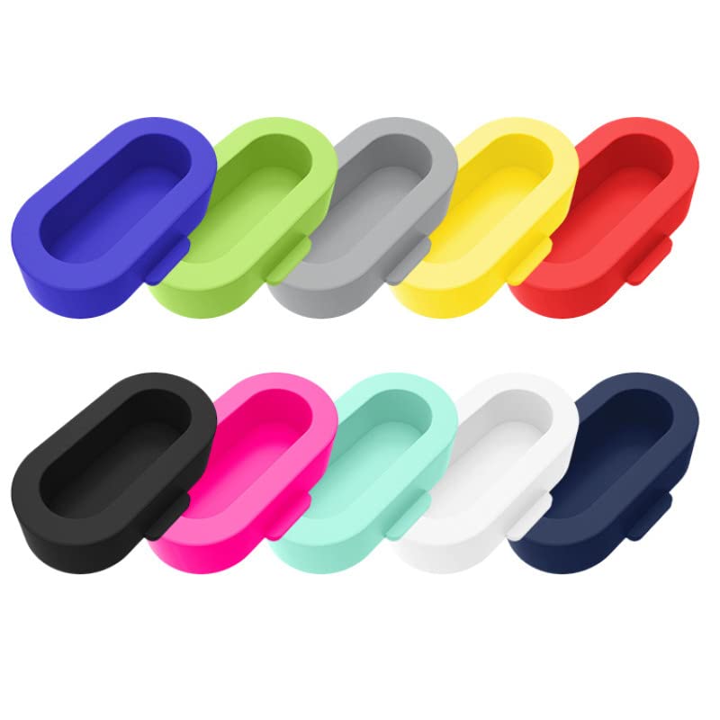 Hahace Silicone Dust Plug Compatible with Fenix 7/7S/7X 5/5S/5X Plus/6S 6 6X/ Venu 2/ Vivoactive 3/4/ Instinct 2/ Forerunner 935/ 45S/ 245/945 Charger Port, Protector Dust Plug Anti-dust Plugs (10 Colors) - Image 2