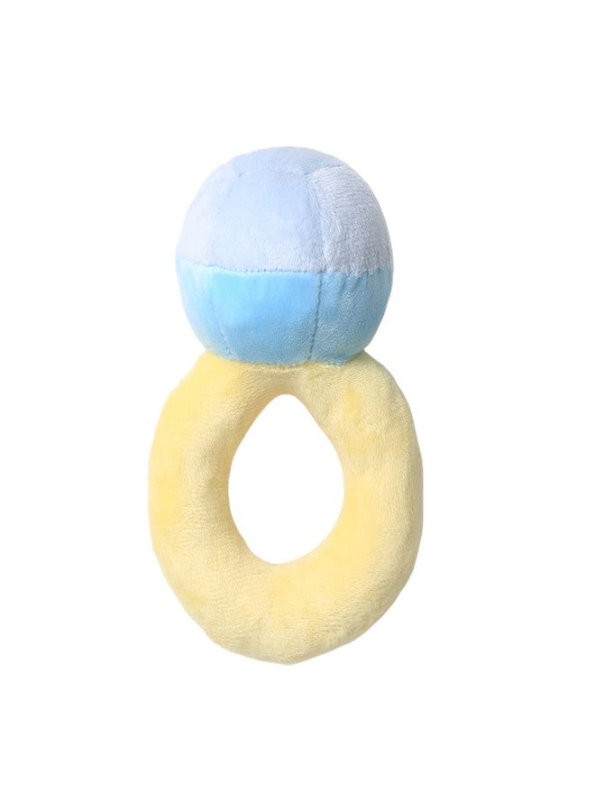 SUQIKMX Dog Squeaky Toy, Engagement Rings Shape Chew Toy | Dental Cleaning Plush Toy for Small, Medium & Large Dogs | Teeth Massage & Gum Health | Indoor/Outdoor Pet Play (B) - Image 1