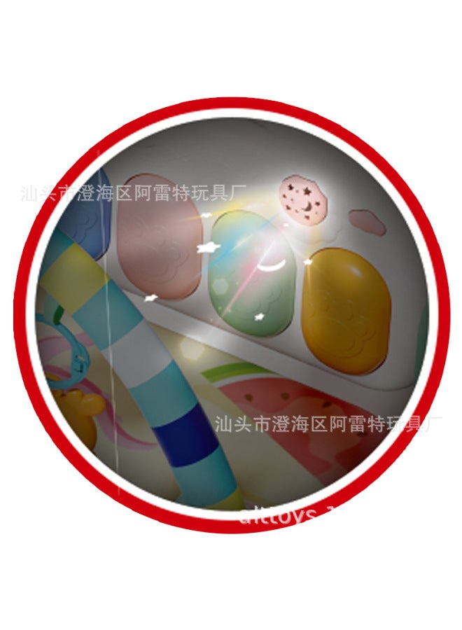 alt Baby Multi-functional Two-in-one Pedal Piano Fitness Walker Baby Projection Early Education Toy Pedal Piano Game - Image 5
