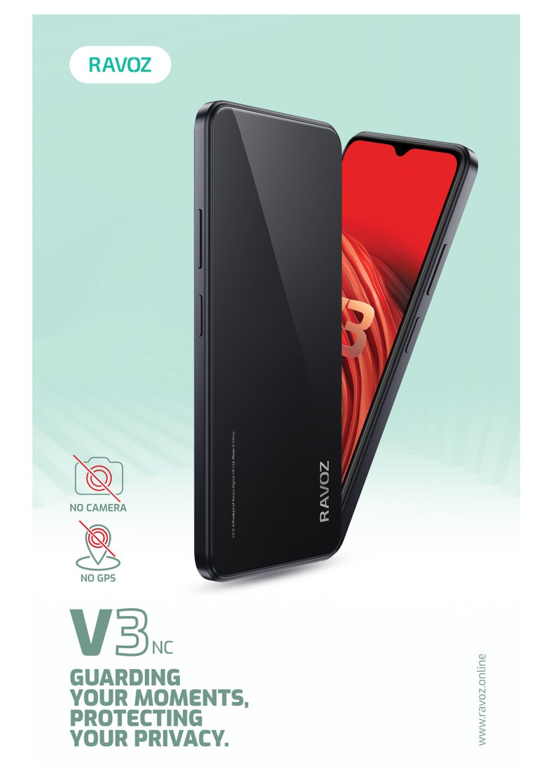 RAVOZ - No Camera No GPS Smartphone with 5000 mAh Battery 12GB Ram (4+8) 128GB Memory - Image 1