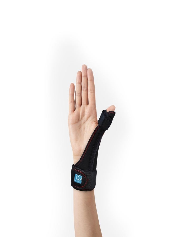 Q DEVICES Thumb Spica Splint - Medical Grade Wrist & Thumb Support Brace for De Quervain's, Arthritis & Trigger Pain - Rigid Immobilizer for Sprains & Tendonitis - Adjustable Universal Fit for Right & Left Hand - Image 1