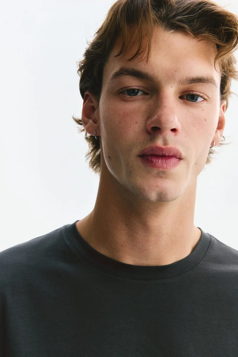 H&M  Regular Fit Pima cotton T-shirt for Men | Best Price UAE