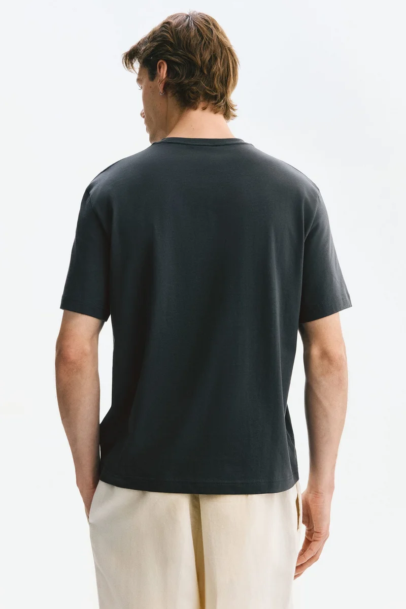 H&M  Regular Fit Pima cotton T-shirt for Men | Best Price UAE