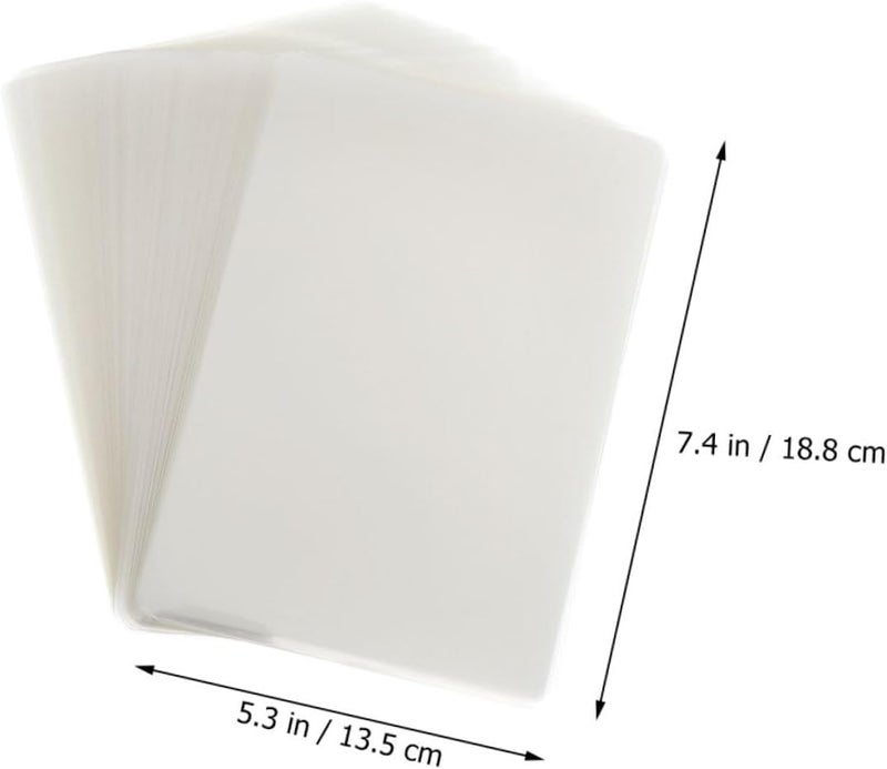 100sheets Lamination Pouches Transparent Thermal Lamination Film for Photos and Documents and Easy to Use - Image 3