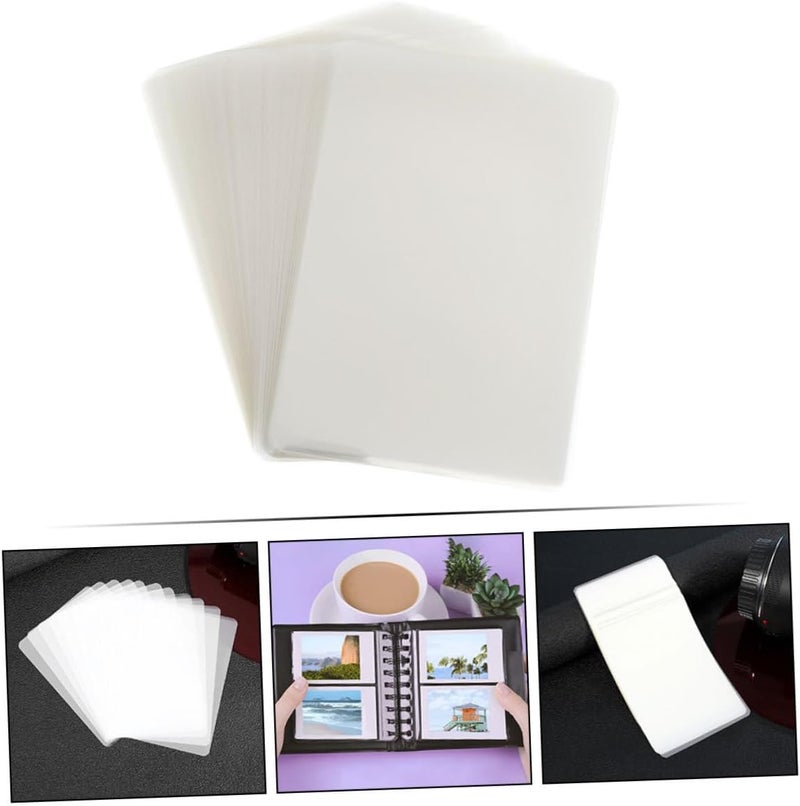 100sheets Lamination Pouches Transparent Thermal Lamination Film for Photos and Documents and Easy to Use - Image 5