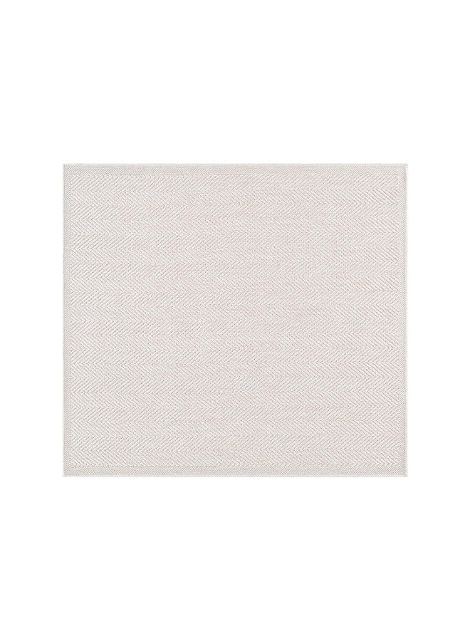 CAMILSON Easy Jute Rug 2x3, Indoor Outdoor Off-White Color Fiber Area Rugs for Bathroom and Kitchen Rug, Herringbone Seagrass Boho Woven Design, Easy-Cleaning, Washable Outside Carpet Alfombras 2 x 3 - Image 2