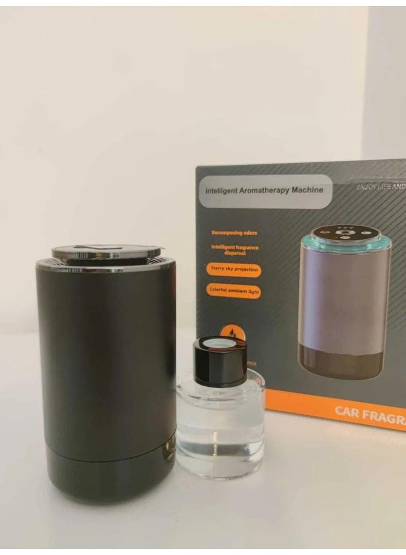 معطر هواء السيارة الذكي مع ضوء محيطي LED | آلة عطرية ذكية | معطر هواء قابل لإعادة الشحن عبر USB للسيارة – يزيل الروائح ويحافظ على الهواء منعشًا - Image 5