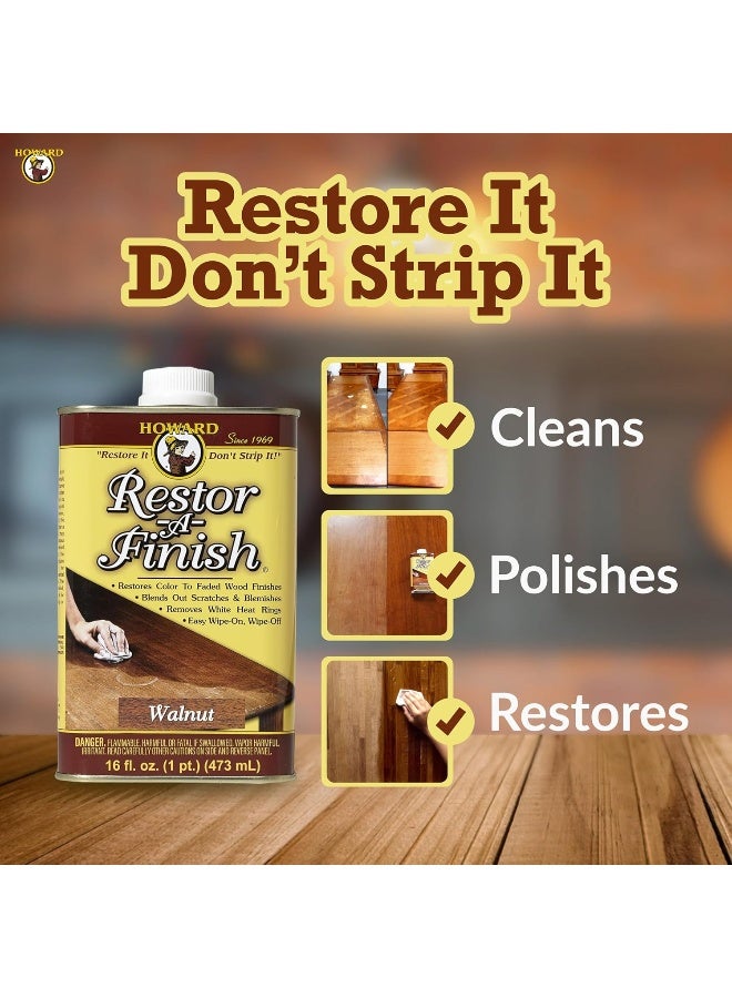 Howard RF7016 473ml or 16oz-Restor-A-Finish, Dark Oak - Image 2