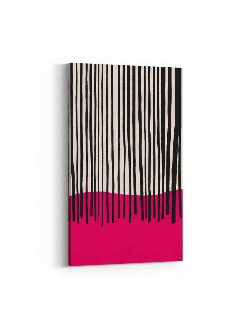 لوحة كانفاس على إطار خشبي، تصميم قيود موصولة، للمنزل، غرفة المعيشة، المكتب، الديكور - Image 1