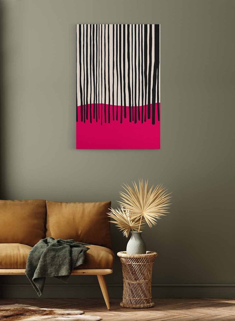 لوحة كانفاس على إطار خشبي، تصميم قيود موصولة، للمنزل، غرفة المعيشة، المكتب، الديكور - Image 3