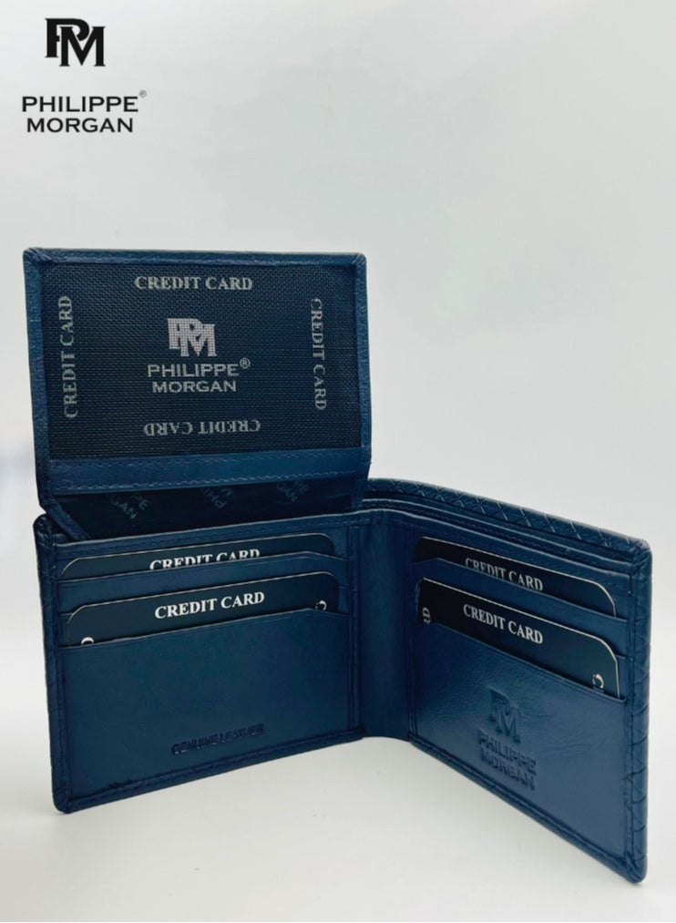 PHILIPPE MORGAN Premium Genuine Leather Wallet For Men - Image 5
