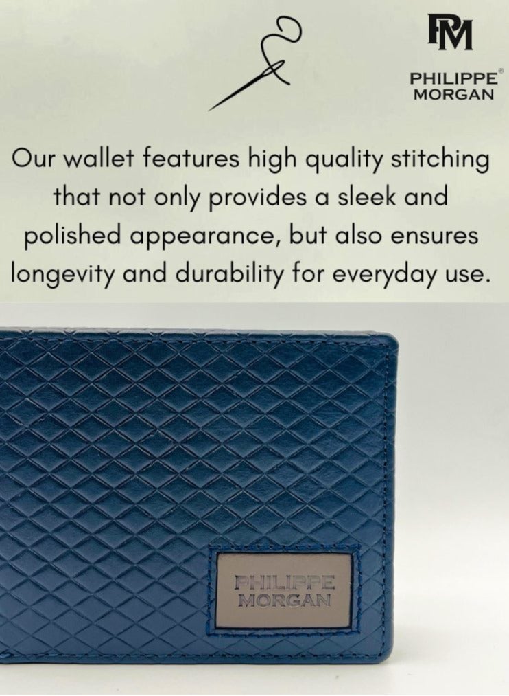PHILIPPE MORGAN Premium Genuine Leather Wallet For Men - Image 3