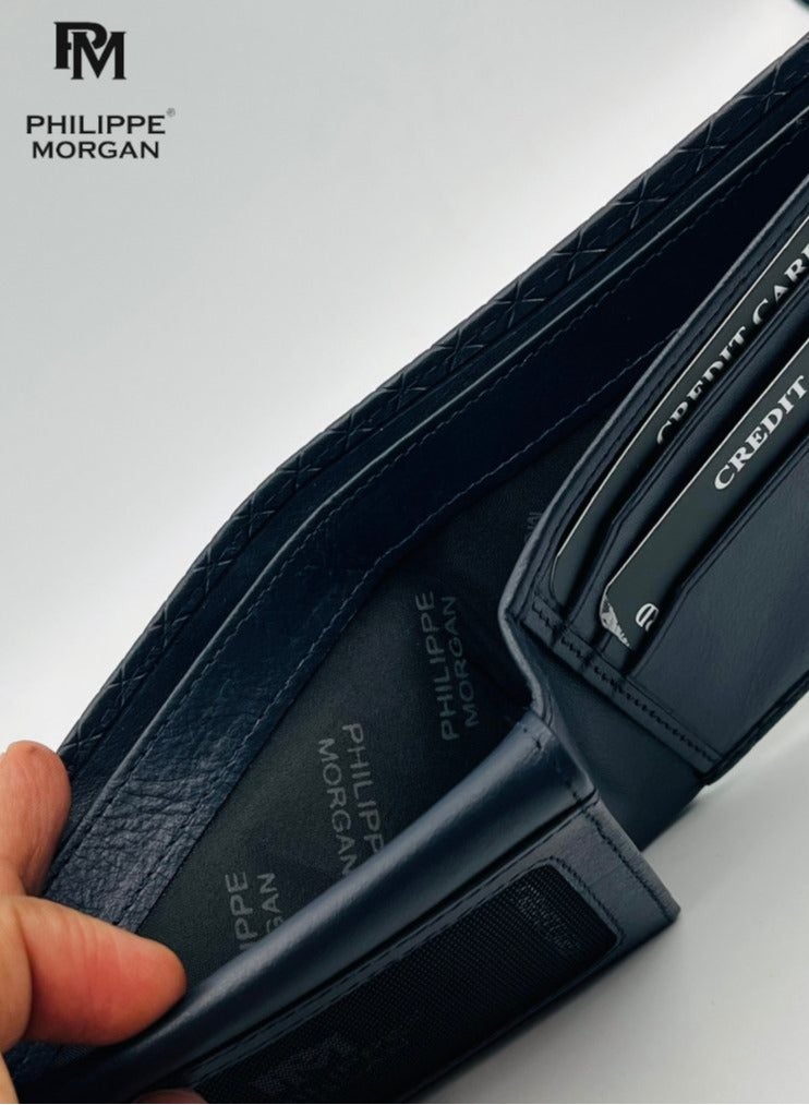 PHILIPPE MORGAN Premium Genuine Leather Wallet For Men - Image 4