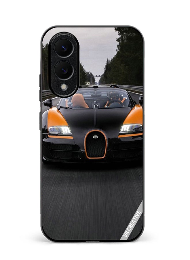 VR CREATIVE Protective Case Cover For Samsung Galaxy S25 Edge Bugatti Chiron Design Multicolour