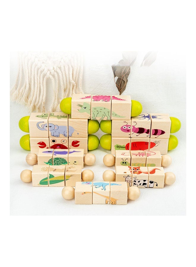 NIBEMINENT Puzzle Lovely Rotating Wood Toy - Image 5