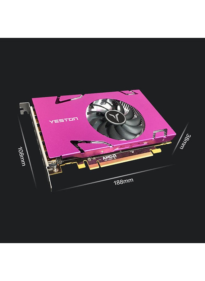yeston R7 350 4G D5 6MINIDP 6-screen Graphics Card Support Split Screen Display 700/4500MHz 4G/128bit/GDDR5 with 6 Mini DP Ports  - Image 3