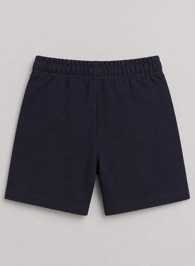 victor and jane Kids Grey Cotton Jersey Shorts - Image 3