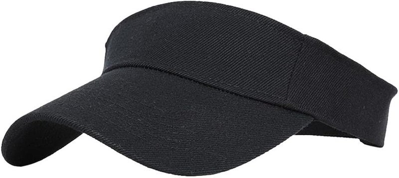 klarako2x Pure Cotton Adjustable Sun Visor Hat Golf Tennis Summer Beach Sports Cap - Image 2