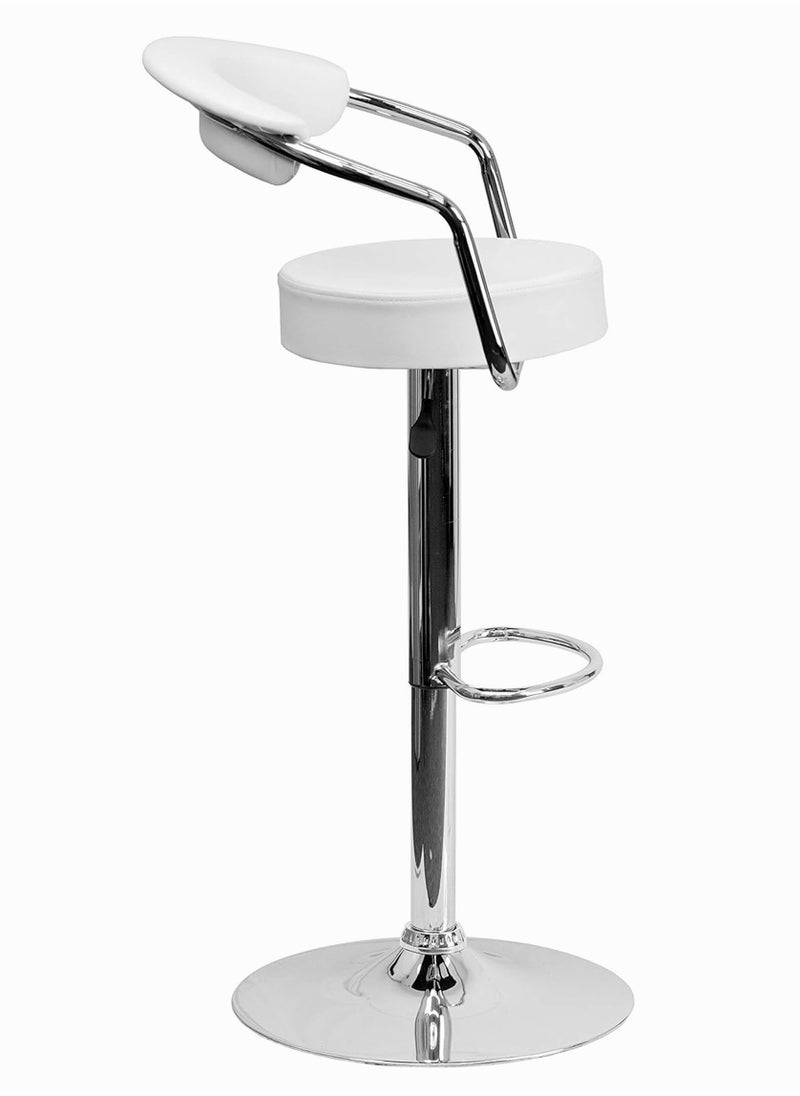 SET OF 2 Bar Stools Modern Counter Height Barstools Adjustable