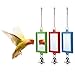 Litewoo 3Piece Parrot Mirror Toys with Bell Pendant Toy for Bird Parakeet Cockatiel Budgie ConureSquare - Image 3