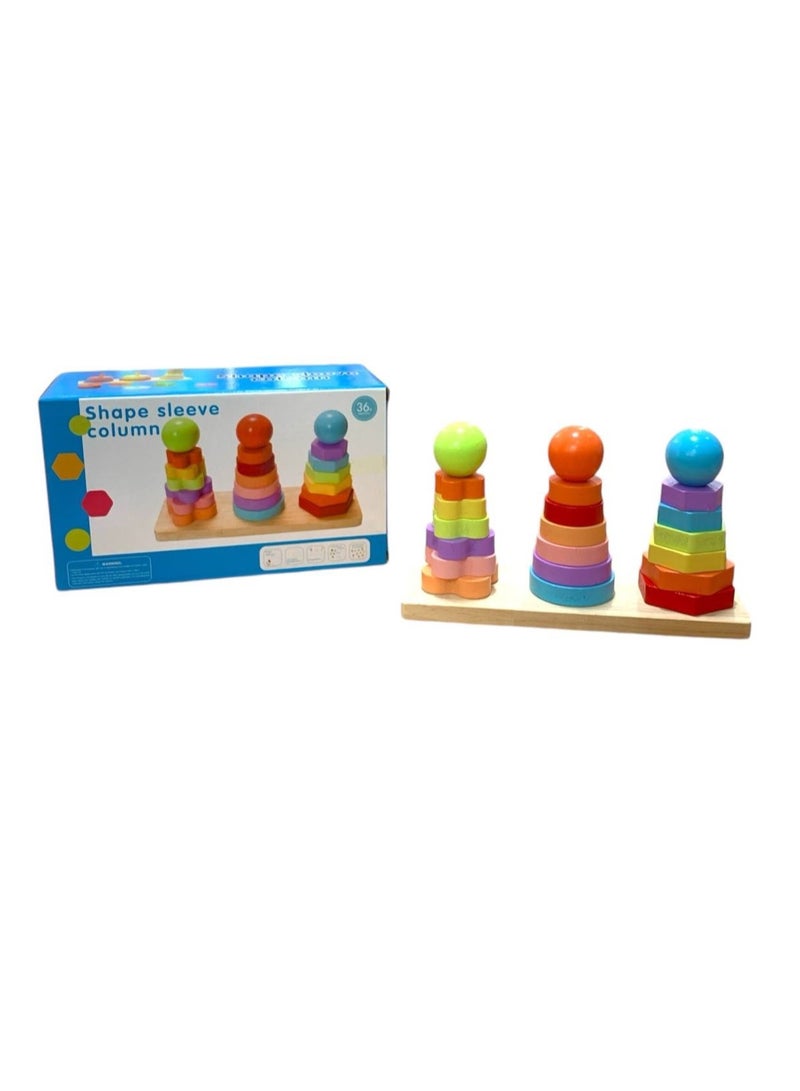 Safwa Toys Children's toy, W39-25 triple ring column toy from Al Safwa Toys 