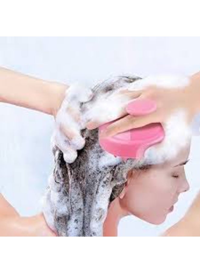 Soft Silicone Scalp Massager Brush – Hair Care Shampoo Brush, Deep Scalp Cleansing, Perfect for Exfoliating Dead Skin and Promoting Scalp Circulation – Daily Use Hair Care Tool for Women and Men – Pink Color - Image 5