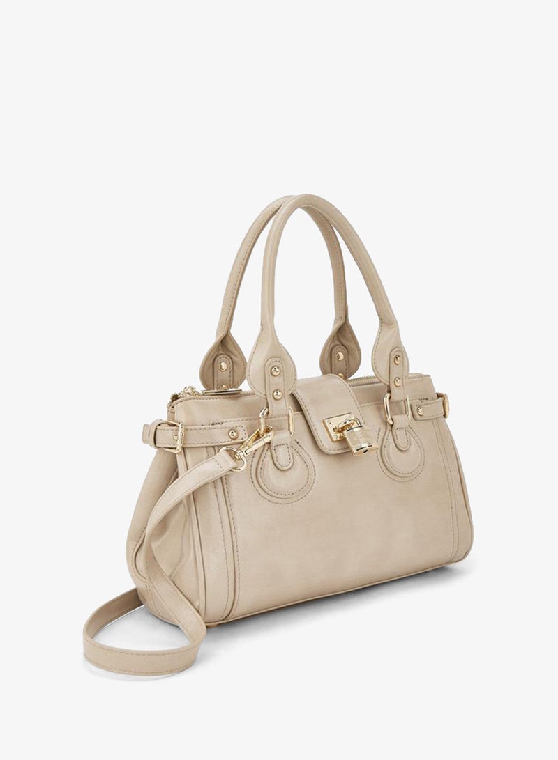 Celeste Solid Tote Bag With Detachable Strap - Image 3