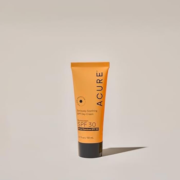 Acure Seriously Soothing SPF 30 Day Cream - Face Moisturizer with SPF 30, Anti Aging Zinc Oxide Sunscreen, Hydrating Face Cream, Daily Facial Care for Women & Men with Niacinamide, Vegan - 1.7 fl oz - Image 4