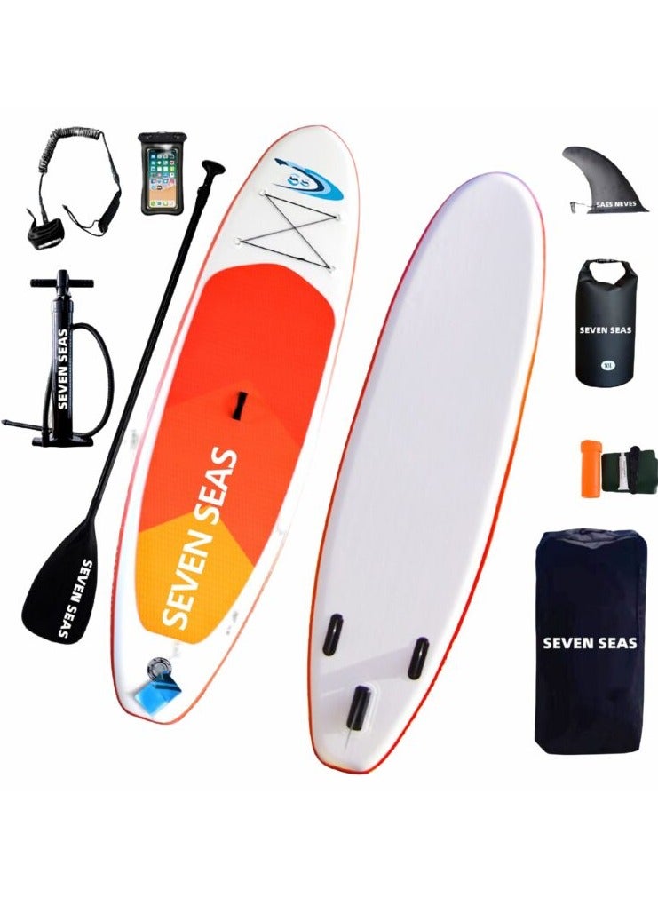 SS WATER SPORTS 2024 Red Sunshine Stand Up Paddle Board 12.6Ft X 32 X 6Inch  - Image 1