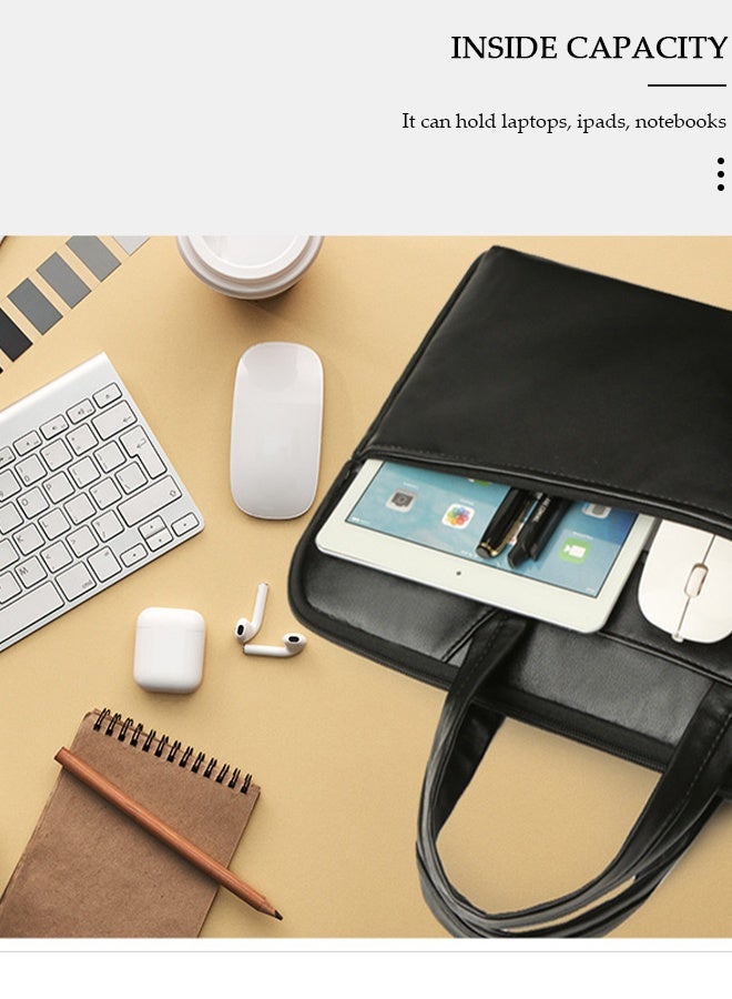 DUNISO Laptop Bag 15 Inch Laptop Briefcase Large Waterproof Laptop Case for Men Women Business Office Work Computer Bag - Image 2